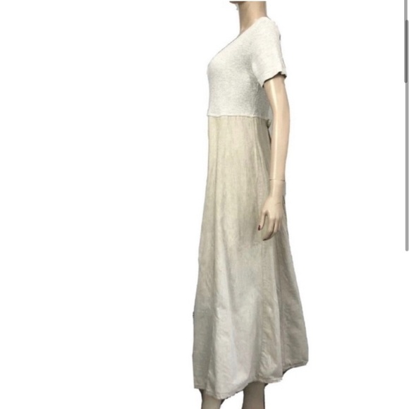 STUDIO EASE maxi button from the waist down short sleeve dress XXS - Picture 2 of 12